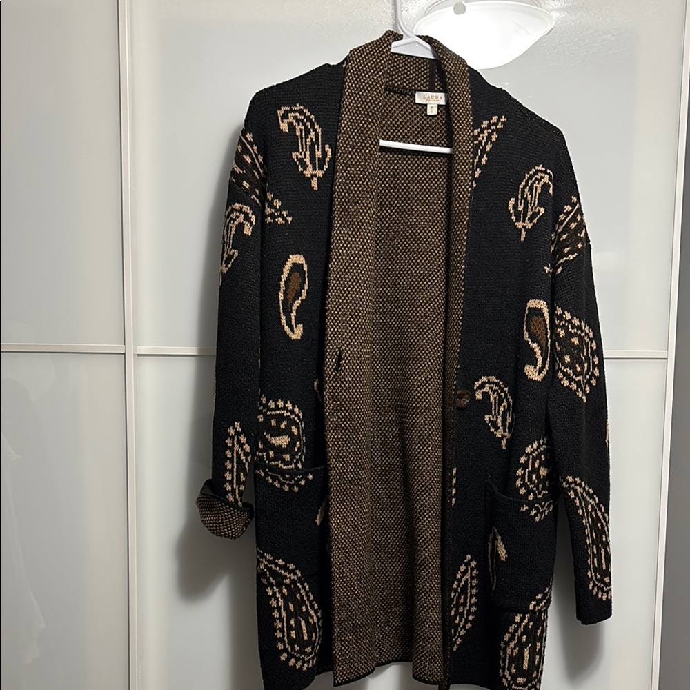 Laura Petites Brown Blazer Elegant Tweed Suit Jacket